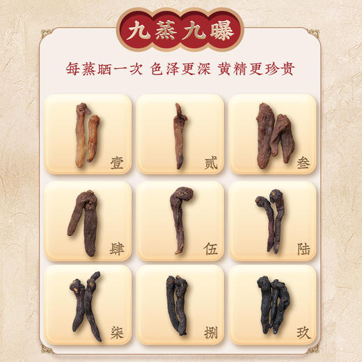 【仙人余粮 滋补佳品】李时珍·泰山黑金黄精 地道泰山黄精 九蒸九晒制作 软糯香甜 肉厚饱满 开袋即食 礼罐包装 适合新年送礼 150g/罐 商品图3