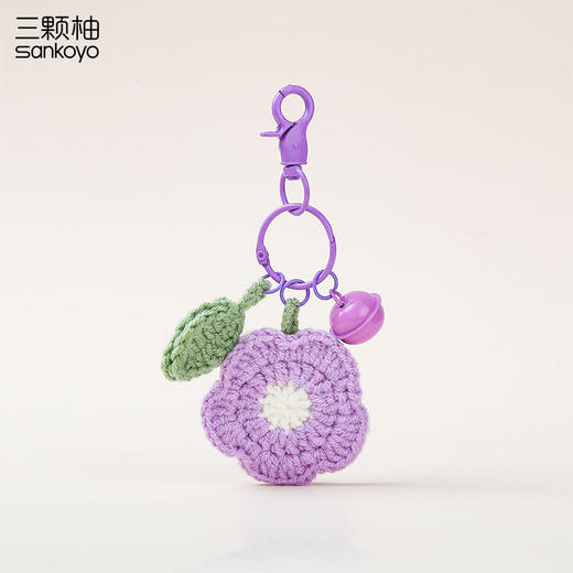 【卡通可爱❗️时尚感满满】毛绒小花朵钥匙扣可爱勾线仿真花钥匙链情侣包包挂件教师节小礼物。jc 商品图3