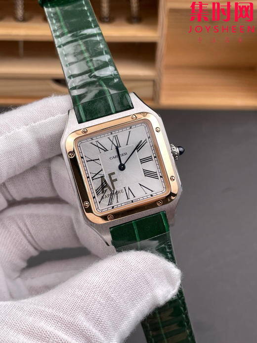 AF卡地亚山度士杜蒙系列 桑托斯大号 中性腕表 成熟魅力之典范 表盘尺寸43.5X31.4mm 小手腕男生福音 商品图1