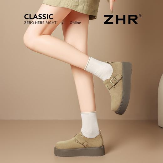 ZHR【增高4cm】厚底勃肯鞋复古经典2026春季新款小个子轻便软底女 商品图9