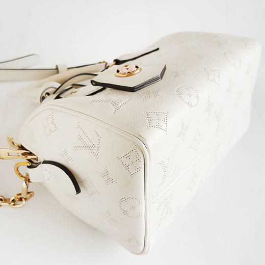 【95新】LV路易威登M11276白色全皮镂空speedy 20手提单肩包女士240126AK12 商品图5
