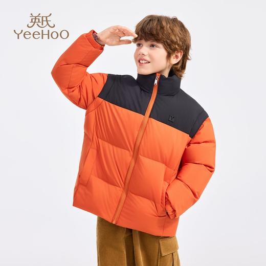 【英氏】【110-180】三防男童羽绒服拼色立领外套 商品图6