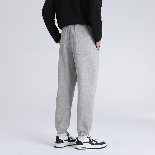 GXG男装26春季时尚潮流简约百搭日常通勤束脚裤男式直筒休闲长裤K&C 商品图3