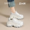 ZHR【7cm】厚底老爹鞋女2025春季新款透气增高运动鞋舒适休闲女鞋 商品缩略图8