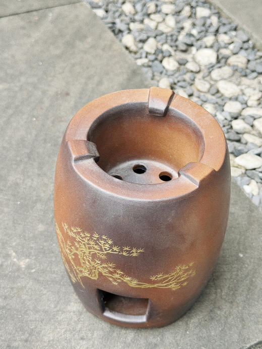 雕刻柴烧炭炉 商品图1