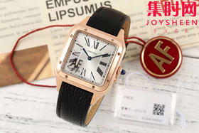 AF卡地亚山度士杜蒙系列 桑托斯大号 中性腕表 成熟魅力之典范 表盘尺寸43.5X31.4mm 小手腕男生福音