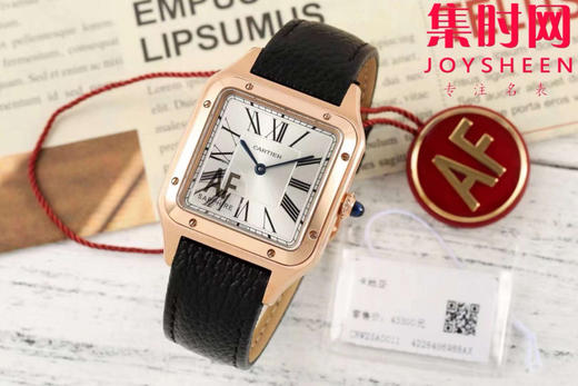 AF卡地亚山度士杜蒙系列 桑托斯大号 中性腕表 成熟魅力之典范 表盘尺寸43.5X31.4mm 小手腕男生福音 商品图0