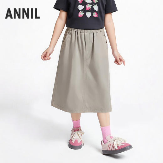 女童梭织半裙夏季新款安奈儿童装EG623696 商品图0