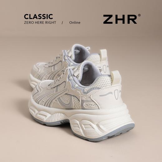 ZHR则则5CM增高厚底老爹鞋女春秋款透气网面老爹鞋百搭运动休闲鞋 商品图1