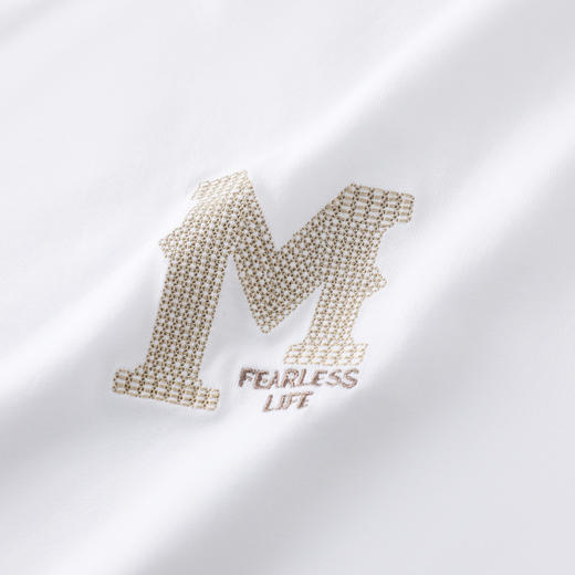 GXG男装【100%棉】26夏季字母刺绣日常通勤时尚休闲男式短袖T恤K&C 商品图4