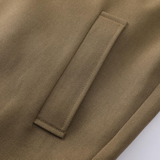 GXG男装26春季时尚百搭潮流撞色工装休闲简约翻领短款男式夹克K&C 商品图6