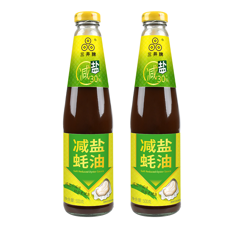 三井 减盐蚝油500gx2