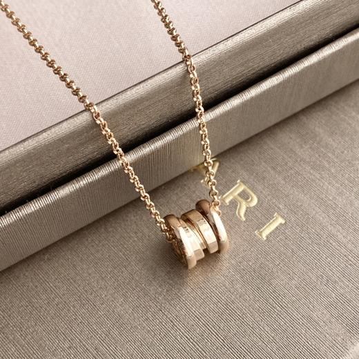 独家对版CNC数控精雕 精工高定 宝格丽BVLGARI弹簧小蛮腰项链 实物超级有质感 万年经典 百搭不挑人~ 商品图5