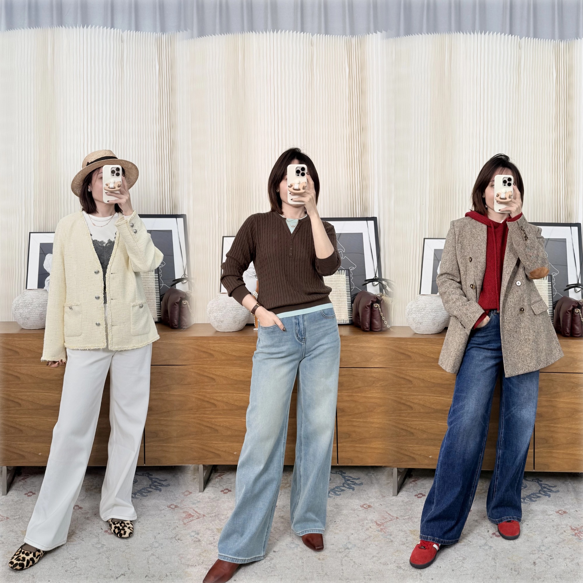 【贝拉推荐】自由尺度 2026神裤！原地封神！ADVANCE前进FREE CROSS四面弹面料 直筒宽松显瘦牛仔裤 梨形天菜 四季可穿三色可选