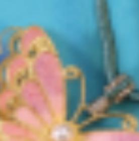 【彼达思】景之蓝蝶花谣铜镀金项链 商品图4