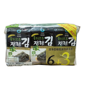 清净园橄榄油传统海苔4gx9