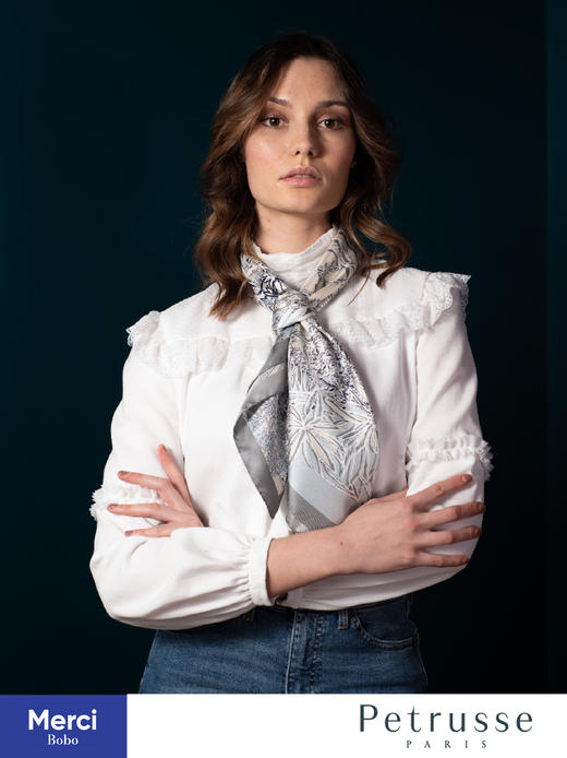 Petrusse 贝图丝 Eve soie 秘林幽梦 真丝方巾 商品图13