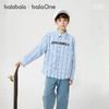 【balaOne】巴拉巴拉童装儿童长袖衬衫女童男童2026新款春装条纹 商品缩略图2