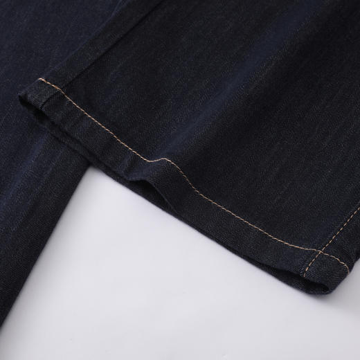 GXG男装【含桑蚕丝】26夏季经典原色水洗松紧腰男式直筒牛仔裤K&C 商品图10