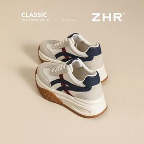 ZHR【增高神器】厚底增高7cm轻便阿甘鞋春秋新款透气舒适老爹鞋女