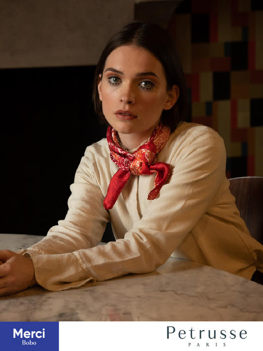 Petrusse 贝图丝 Eve soie 秘林幽梦 真丝方巾 商品图9