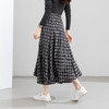 「高货xg」全新升级【铂金会员211/天猫279/差价68】(01739)洛诗琳不规则剪裁格子半身裙2026春季新款高腰显瘦A字大摆裙 商品缩略图3