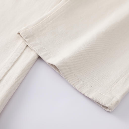 GXG男装26春季简约纯色日常通勤舒适棉弹直筒休闲男式牛仔长裤K&C 商品图10