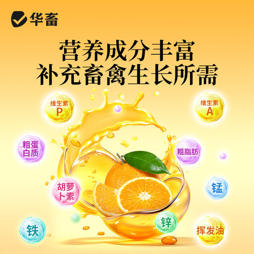 华畜健胃桔子粉维生素开胃健胃促食猪牛羊禽用催肥调理肠胃促生长 商品图2