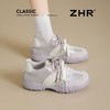 【头层猪皮】ZHR软底增高阿甘鞋百搭轻便德训鞋新款户外休闲鞋女 商品缩略图6