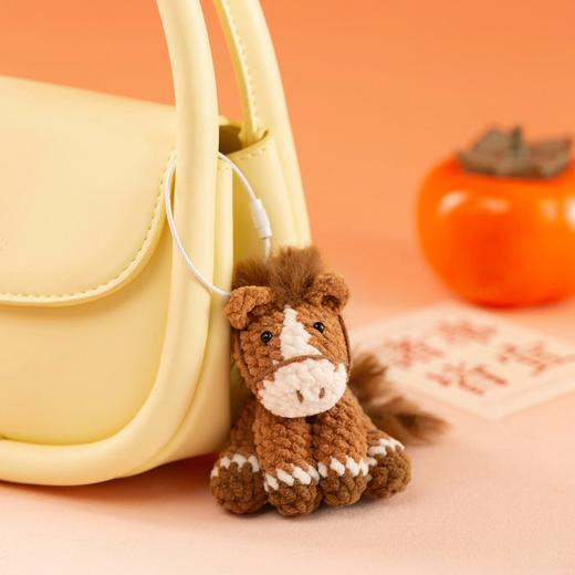 苏苏姐家暖绒小马墩手工diy编织钩针毛线团新年自制玩偶材料包 商品图3