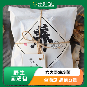 野生菌汤包 | 六大野生珍菌，一包满足，超值分量，营养美味，冬季进补必备