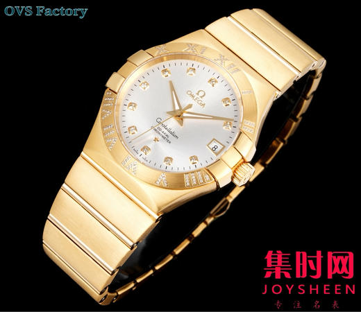 经典传承，卓越新生——欧米茄OVS星座情侣系列 罗马圈钻刻款 男士腕表 表径38mm 商品图3