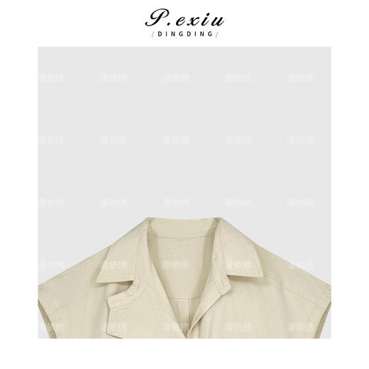 04-3潘依绣丁丁宠粉法式通勤气质高级感连衣裙Q12944 商品图2