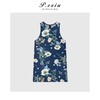 04-1潘依绣丁丁宠粉气质晕染印花背心圆领连衣裙Q6412 商品缩略图0