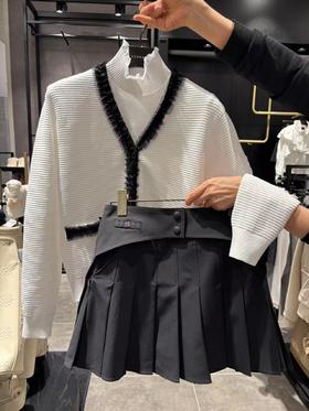 St家春夏新款两件式女士百褶短裙来啦！🇰🇷渠道高品质❗贵妇们都会喜欢的那种低调的奢华！不是潮人那派！是那种提精气神的感觉！面料一摸，一上身就知道好东西！大厂的东西大胆买！