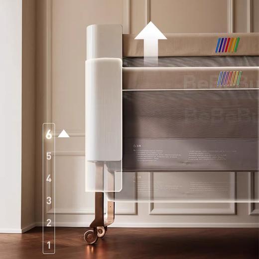 BeBeBus婴儿床多功能大白床智能可升降拼接大床可折叠宝宝床 商品图1