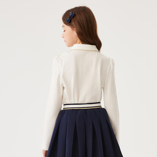 【英氏】【120-170】女童春秋长袖POLO衫 商品图5