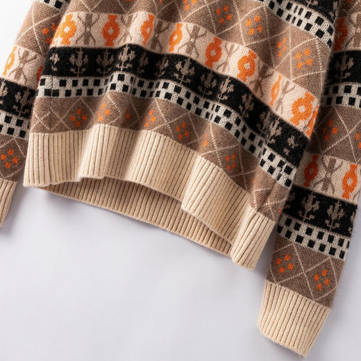 S·Y·C【暖心】100纯山羊绒高领加厚保暖毛衣女CYR240199 商品图3