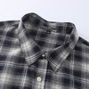 GXG男装26春季潮流撞色格纹时尚百搭宽松休闲男式翻领长袖衬衫K&C 商品缩略图2