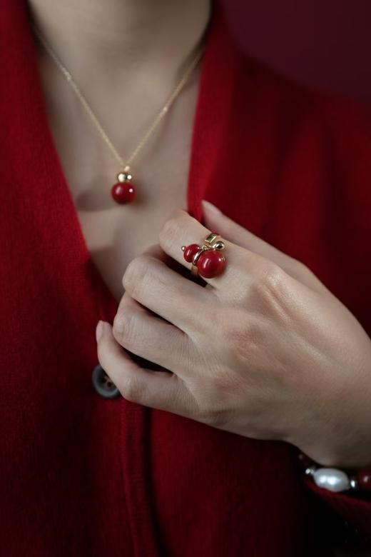 【宫里上新】福禄凝红系列-葫芦戒指 商品图1