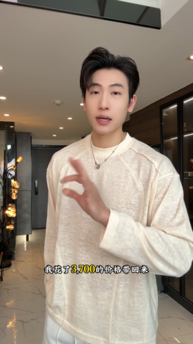 J678SDSA男士秋冬新款痞帅男装韩版纯色解构褶皱圆领长袖T恤百搭舒适