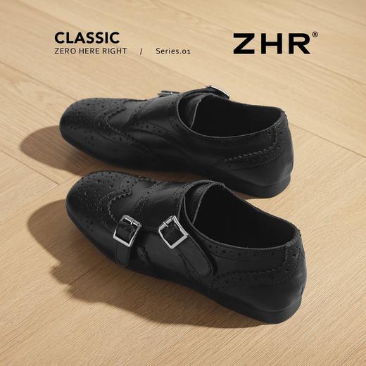 ZHR则则复古布洛克雕花深口单鞋女2026春季新款轻便舒适气质女鞋 商品图9