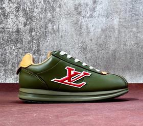 男款联名低帮圆头运动鞋lv