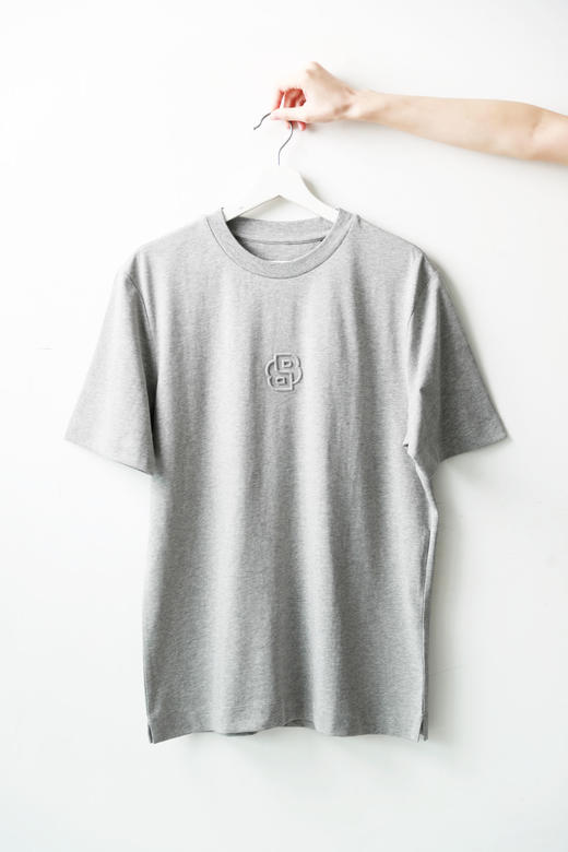 浮雕工艺tee，刚出口西德。基础款正肩宽松圆领半袖儿t恤E012960 商品图13