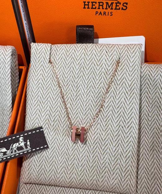 爱马仕 双拼色 珐琅项链 mini （XTY） 商品图2