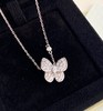 独家对版CNC数控精雕 精工高定 梵克雅宝VCA满钻蝴蝶项链 满钻的小蝴蝶，超级闪✨浪漫的蝴蝶常被视为忠贞爱情的化身！亮晶晶谁带谁好看 商品缩略图1
