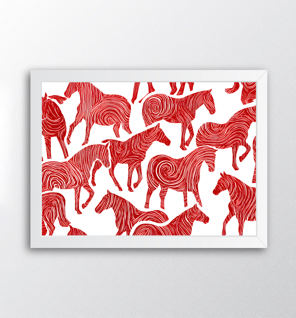 马年特别定制艺术版画