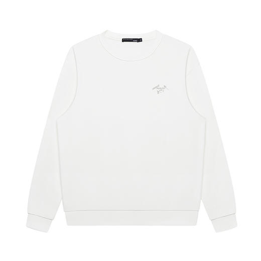 GXG男装26春季创意方块建筑简约百搭日常休闲亲肤男式圆领卫衣K&C 商品图8