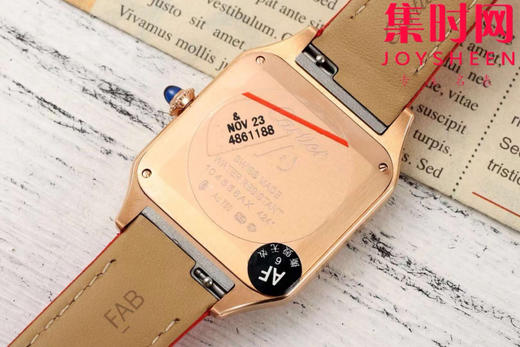 AF卡地亚山度士杜蒙系列 桑托斯大号 中性腕表 成熟魅力之典范 表盘尺寸43.5X31.4mm 小手腕男生福音 商品图5