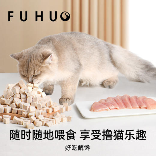 【爆款热卖】俘获冻干鸡胸肉鸡肉粒猫咪零食宠物磨牙冻干 商品图3